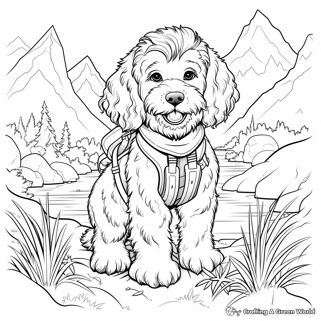 Cockapoo Coloring Pages Free Printable 