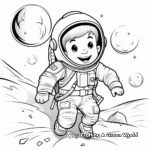 Adventure To The Moon Astronaut Coloring Pages 2