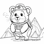 Adventures of a Hamster Coloring Pages 1