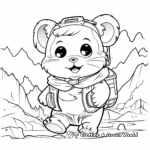 Adventures of a Hamster Coloring Pages 2