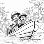 Adventurous Jungle Expedition Coloring Pages 2