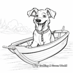 Alaskan Husky Sled Dog Coloring Pages 3
