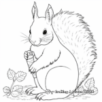 Albino Squirrel Color by Number Pages 2