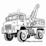 All Terrain Crane Truck Coloring Pages 2
