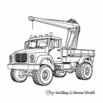 All Terrain Crane Truck Coloring Pages 3