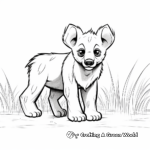 Alluring Female Hyena Coloring Pages 2