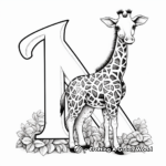Alphabet Animal Coloring Pages 1