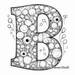 Alphabet Bubble Letters Coloring Pages 3