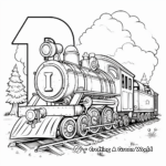 Alphabet Train Coloring Pages 2