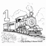 Alphabet Train Coloring Pages 3