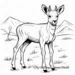 Alpine Elk Coloring Pages 3