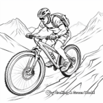Amazing Mountain Bike Stunt Coloring Pages 3
