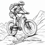 Amazing Mountain Bike Stunt Coloring Pages 4