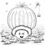 Amazing Sea Life Coloring Pages Featuring the Sea Urchin 1
