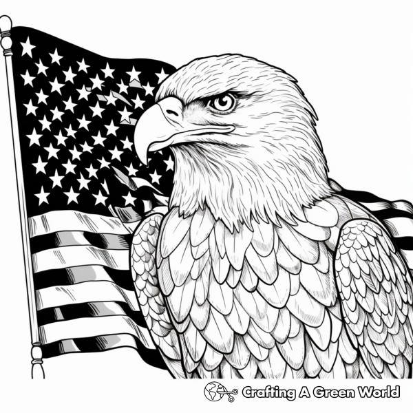 American Flag Coloring Pages - Free & Printable!
