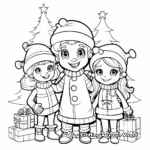 Animated Christmas Characters Coloring Pages 2