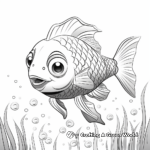 Animated Rainbow Fish Coloring Pages 1