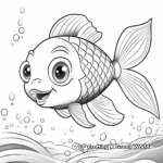 Animated Rainbow Fish Coloring Pages 2