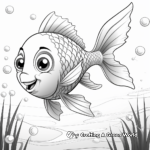 Animated Rainbow Fish Coloring Pages 3