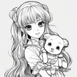 Anime Doll Coloring Pages for Teens 1