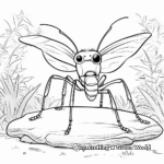 Ant In Their Habitat: Forest Ant Coloring Pages 2