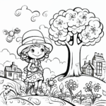 Appealing Start of Spring Season Coloring Pages 1