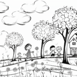 Appealing Start of Spring Season Coloring Pages 4
