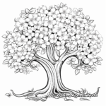 Apple Tree Coloring Pages: From Blossom to Fruit 4