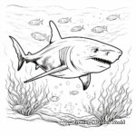 Aquarium Delight: Shark Coloring Pages 3