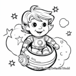 Aquarius amid the Planets Coloring Pages 2