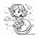 Aquarius amid the Planets Coloring Pages 4