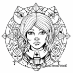 Aquarius and Other Zodiac Signs Mixed Coloring Pages 2