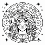Aquarius and Other Zodiac Signs Mixed Coloring Pages 3