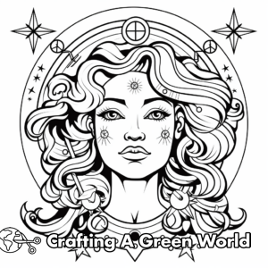 Aquarius Coloring Pages - Free &amp; Printable!