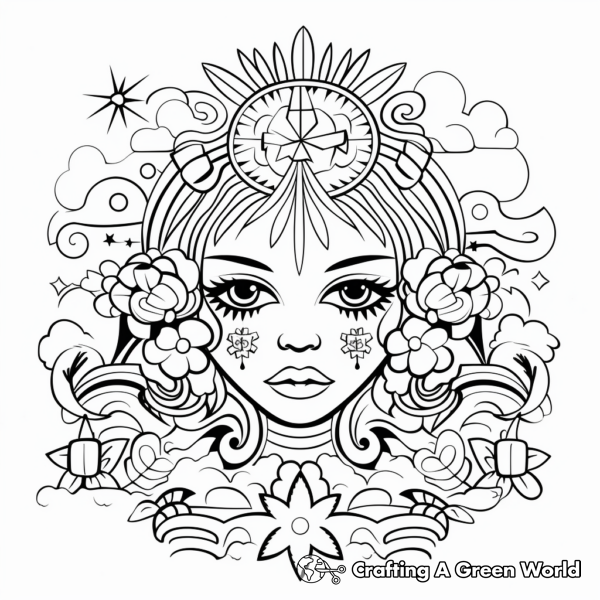Aquarius Coloring Pages - Free &amp; Printable!