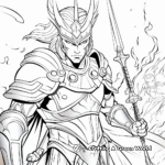 Ares God of War Coloring Sheets 4