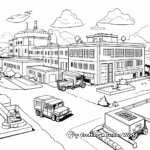 Army Base Coloring Pages 2