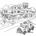 Army Base Coloring Pages 3
