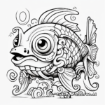 Artistic Abstract Cod Coloring Pages For Artists 2