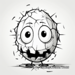 Artistic Abstract Cracked Egg Coloring Pages 3