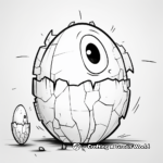 Artistic Abstract Cracked Egg Coloring Pages 4