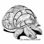 Artistic Abstract Turtle Shell Page Design 1