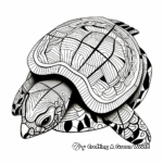 Artistic Abstract Turtle Shell Page Design 2