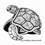 Artistic Abstract Turtle Shell Page Design 3