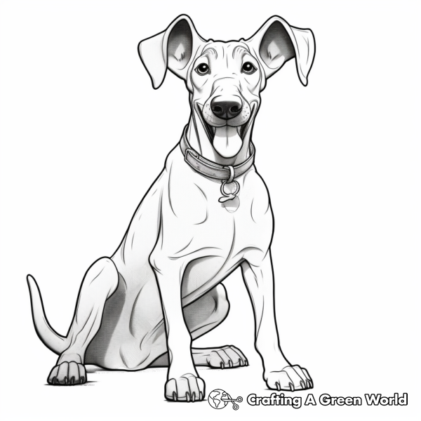 Doberman Coloring Pages - Free &amp; Printable!