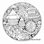 Artistic Ornament Design Coloring Pages 2