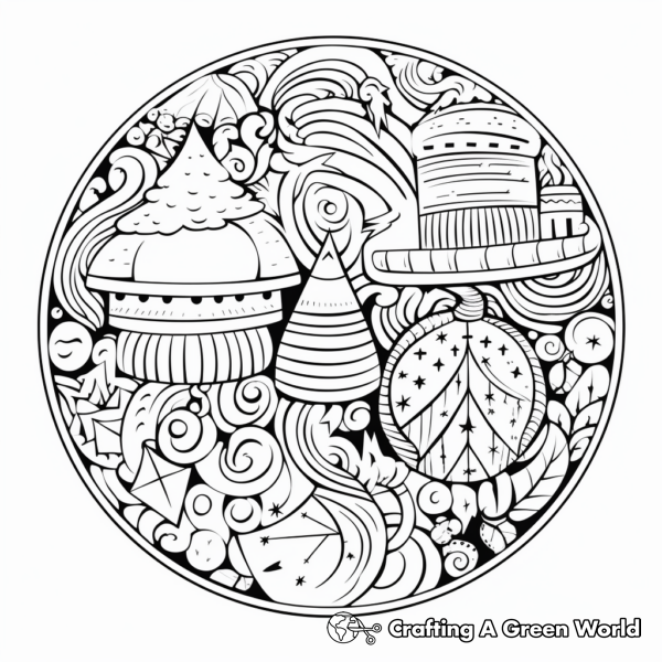 Christmas Coloring Pages For Adults - Free & Printable!
