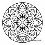 Artistic Spiral Mandala Coloring Pages 1