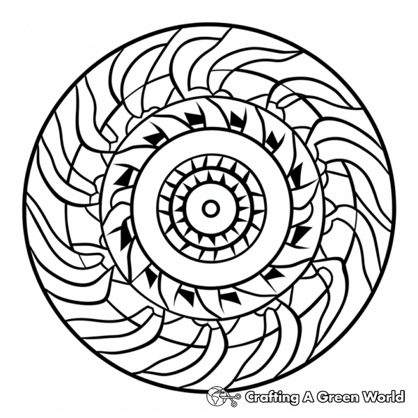 Mandala Easy Coloring Pages - Free & Printable!