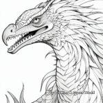 Artistic Velociraptor Dinosaur Coloring Pages 1